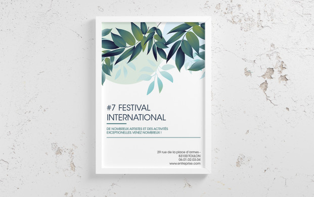 Affiche classique en grand format, impact visuel maximal
