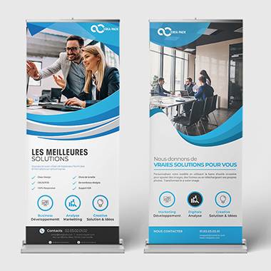 Imprimez votre communication sur un roll up de qualité